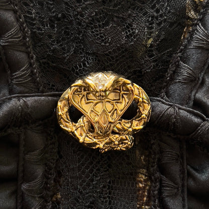 Roberto Cavalli F/W 2006 Floral Black Silk Bodycon Dress