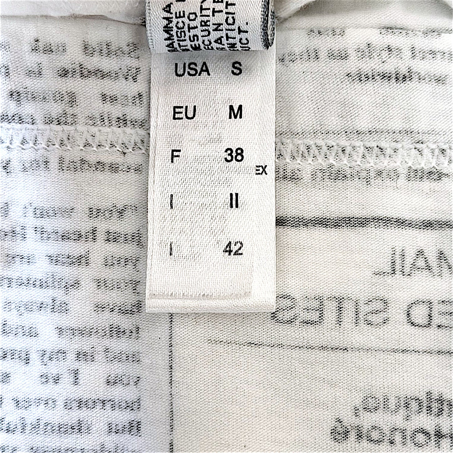 John Galliano Newspaper White Dress