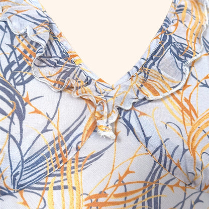 Chloé by Stella McCartney S/S 1999 Printed Ruffle Dress