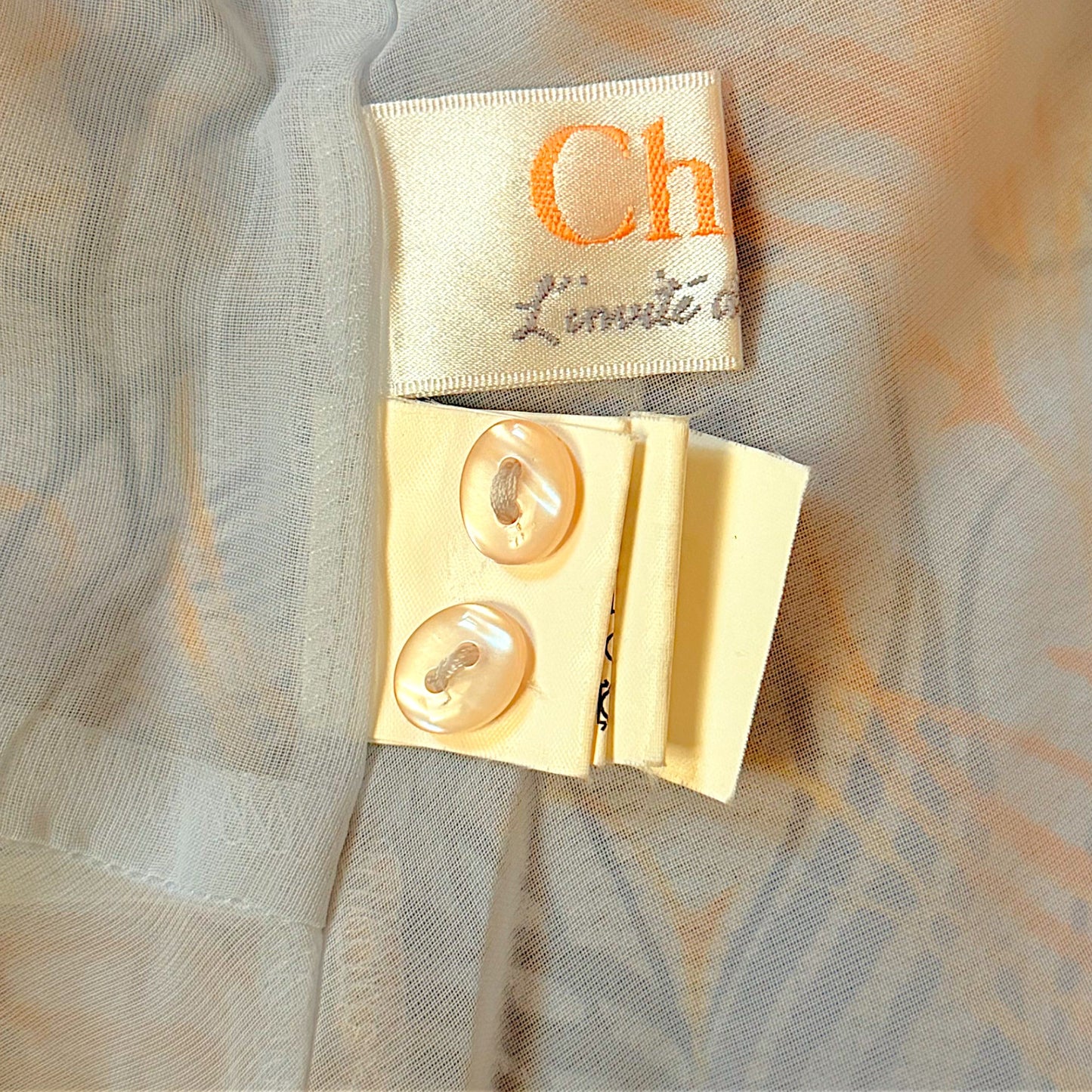 Chloé by Stella McCartney S/S 1999 Printed Ruffle Dress