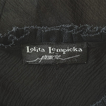 Lolita Lempicka Sheer Silk Appliqué Dress