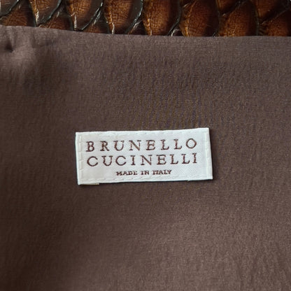 Brunello Cucinelli Python Sleeveless Top