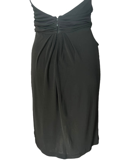 YVES SAINT LAURENT S/S 2008 Black Halterneck Dress (S)