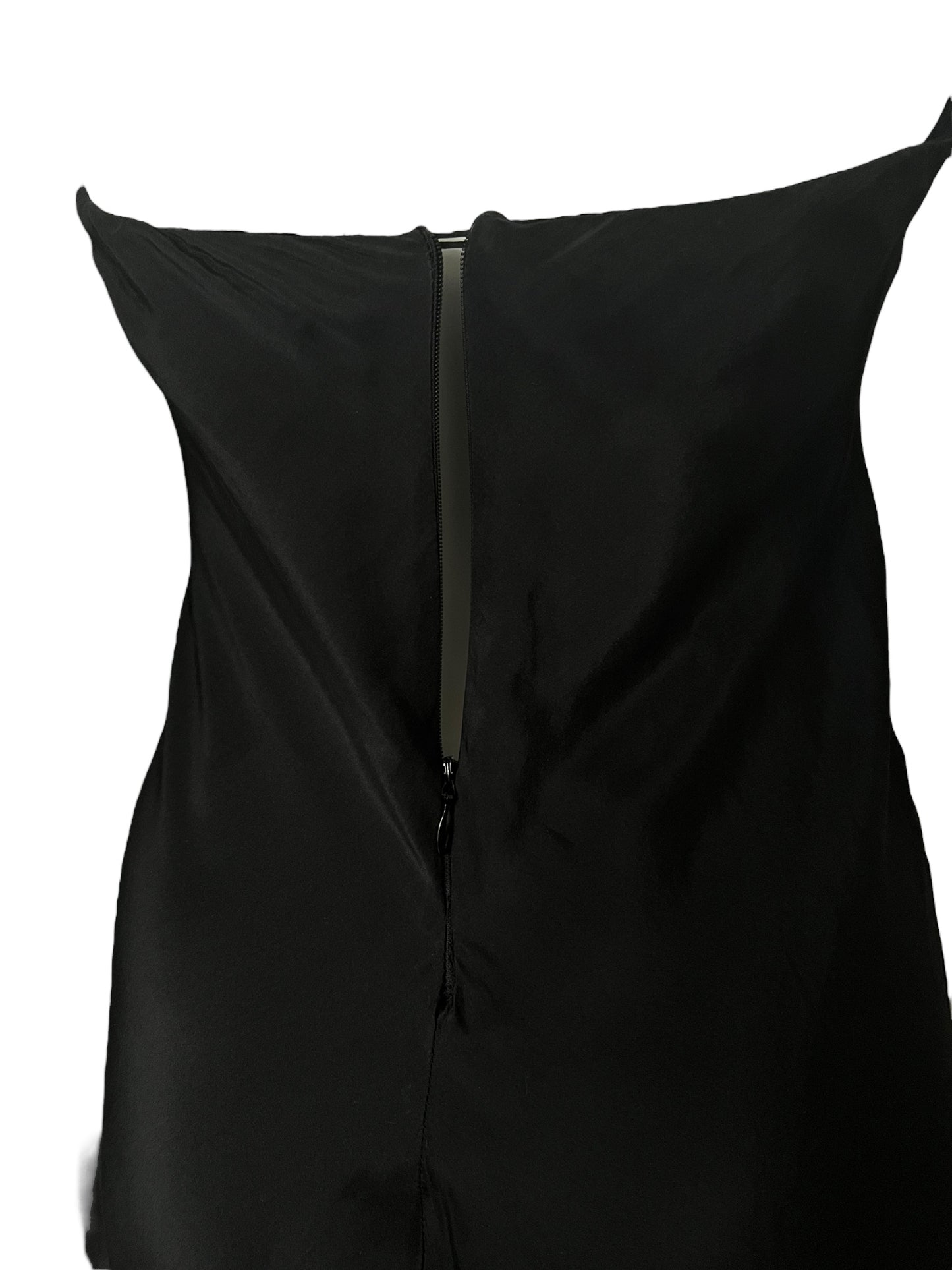 EMPORIO ARMANI S/S 2005 Black Halter Gown (S)