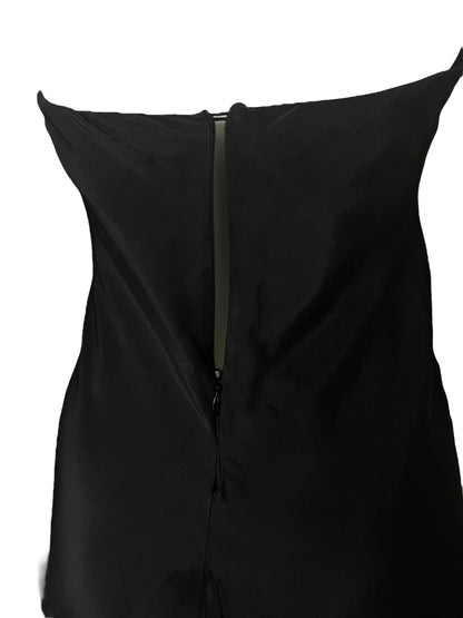 EMPORIO ARMANI S/S 2005 Black Halter Gown (S)