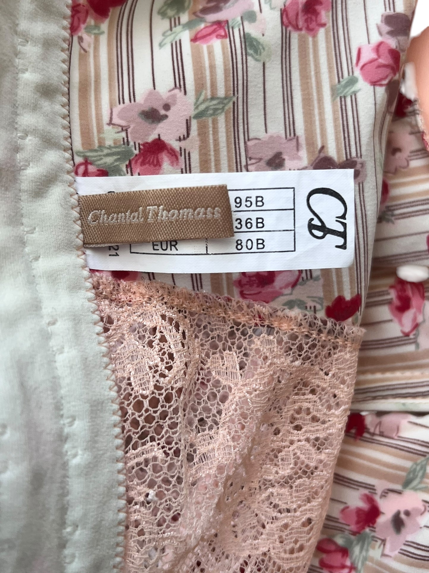 CHANTAL THOMASS Floral Lace Coquette Corset Top (XS-S)
