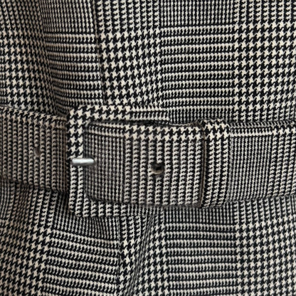 Christian Dior by John Galliano F/W 1999 Prince of Wales Belted Jacket