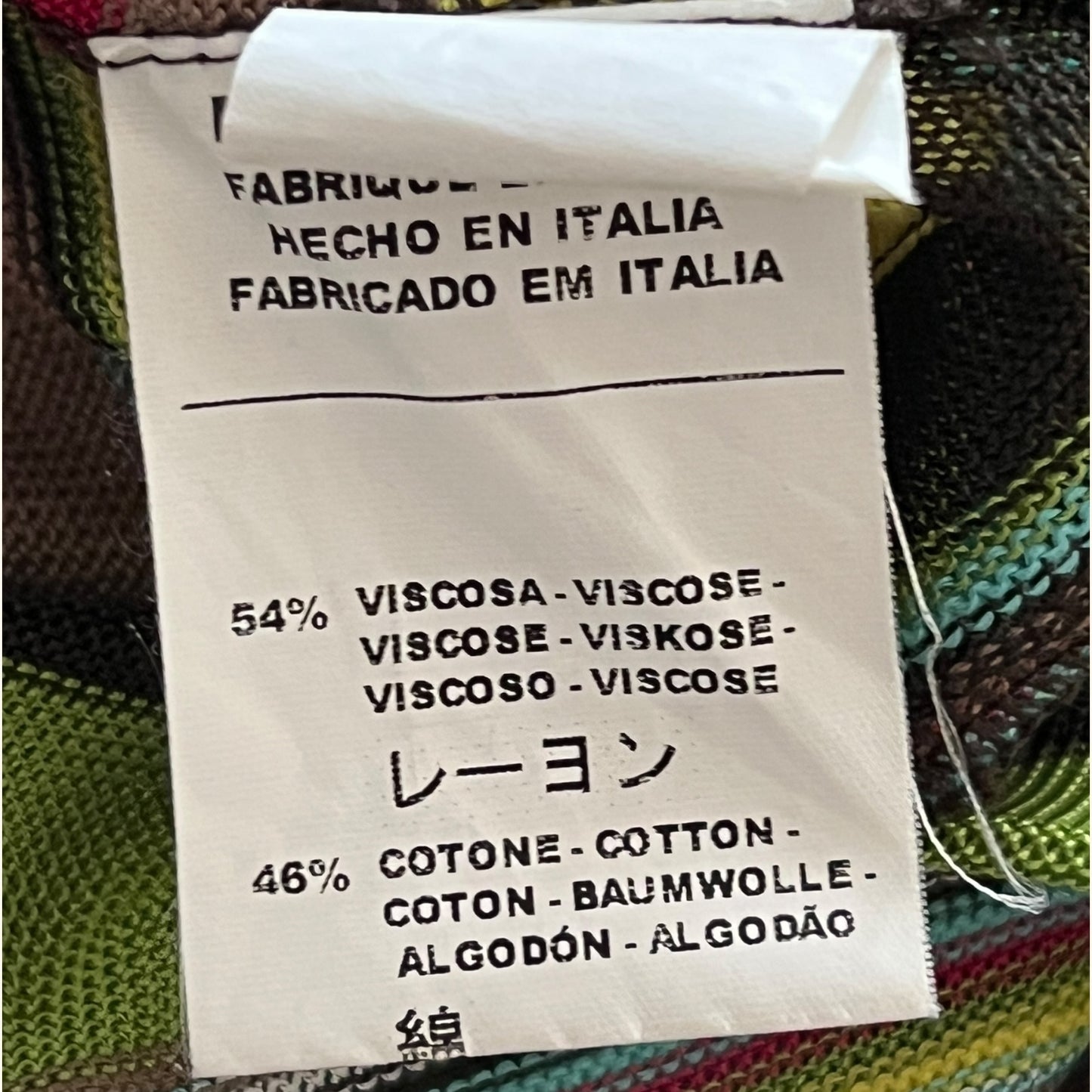 Missoni Multicolor Chevron Knit Dress