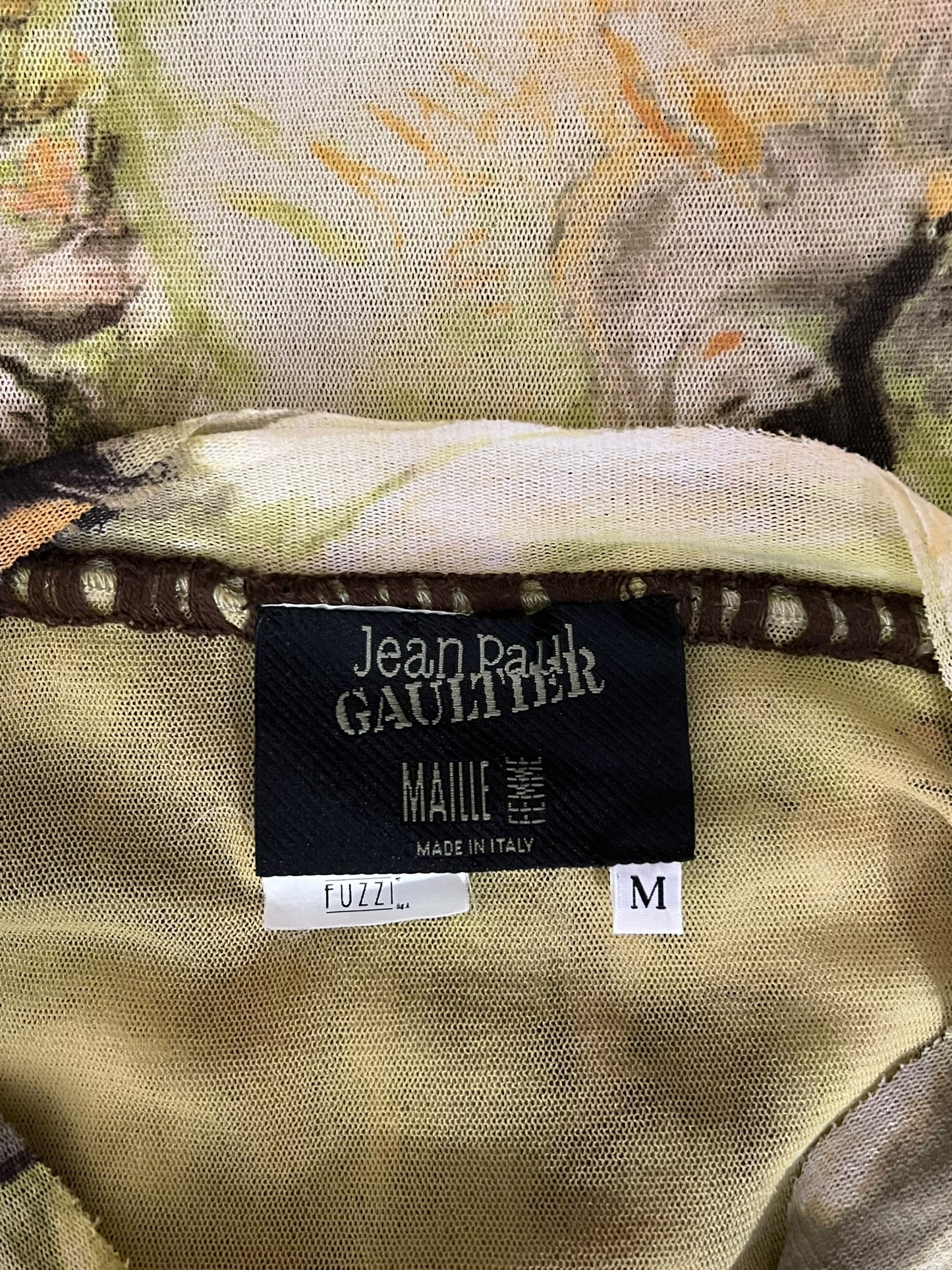 JEAN PAUL GAULTIER S/S 2002 "Ballerinas" Edgar Degas Print Poncho (OS)