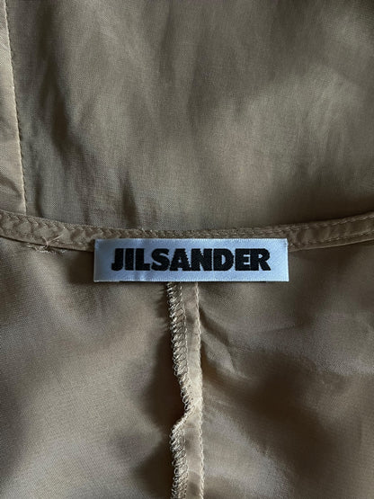 JIL SANDER Draped Nude Midi Dress (S-M)