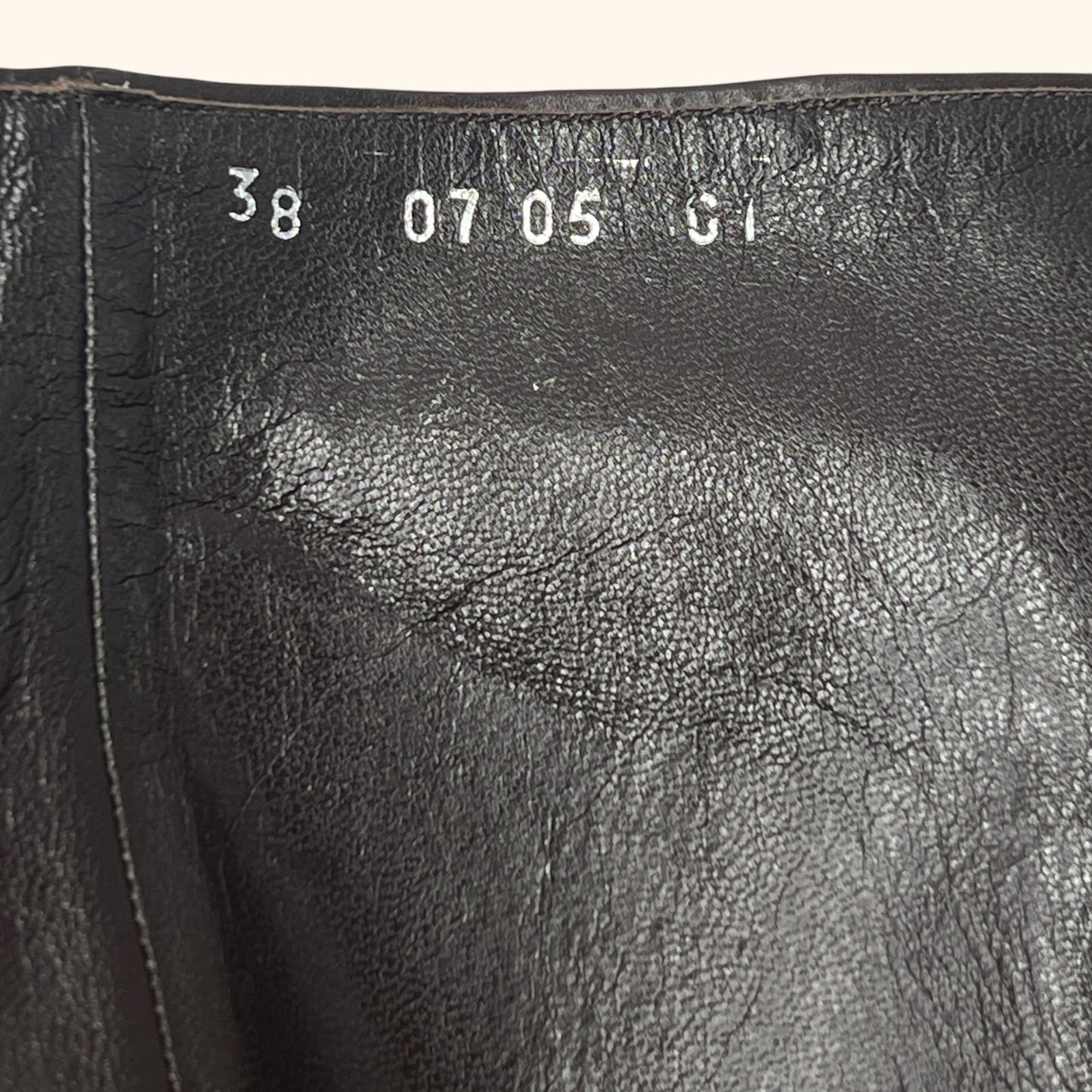 Christian Dior by John Galliano 2000s Monogram Canvas Knee Boots