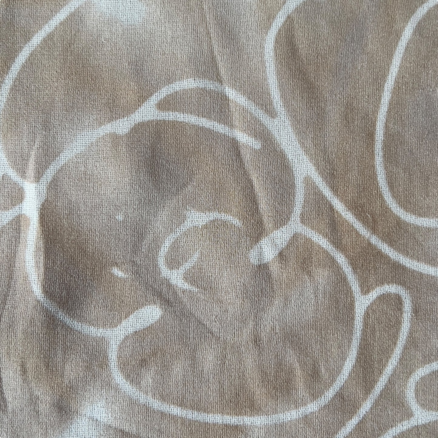 Chanel S/S 1999 Beige Camellia Print Skirt