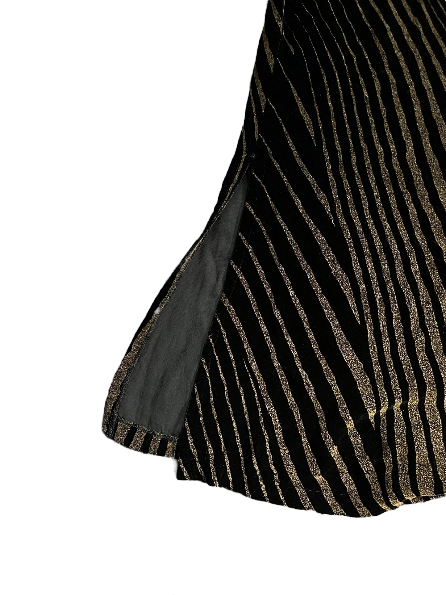 VALENTINO 1998 Even Gown Dress with Slit (L)