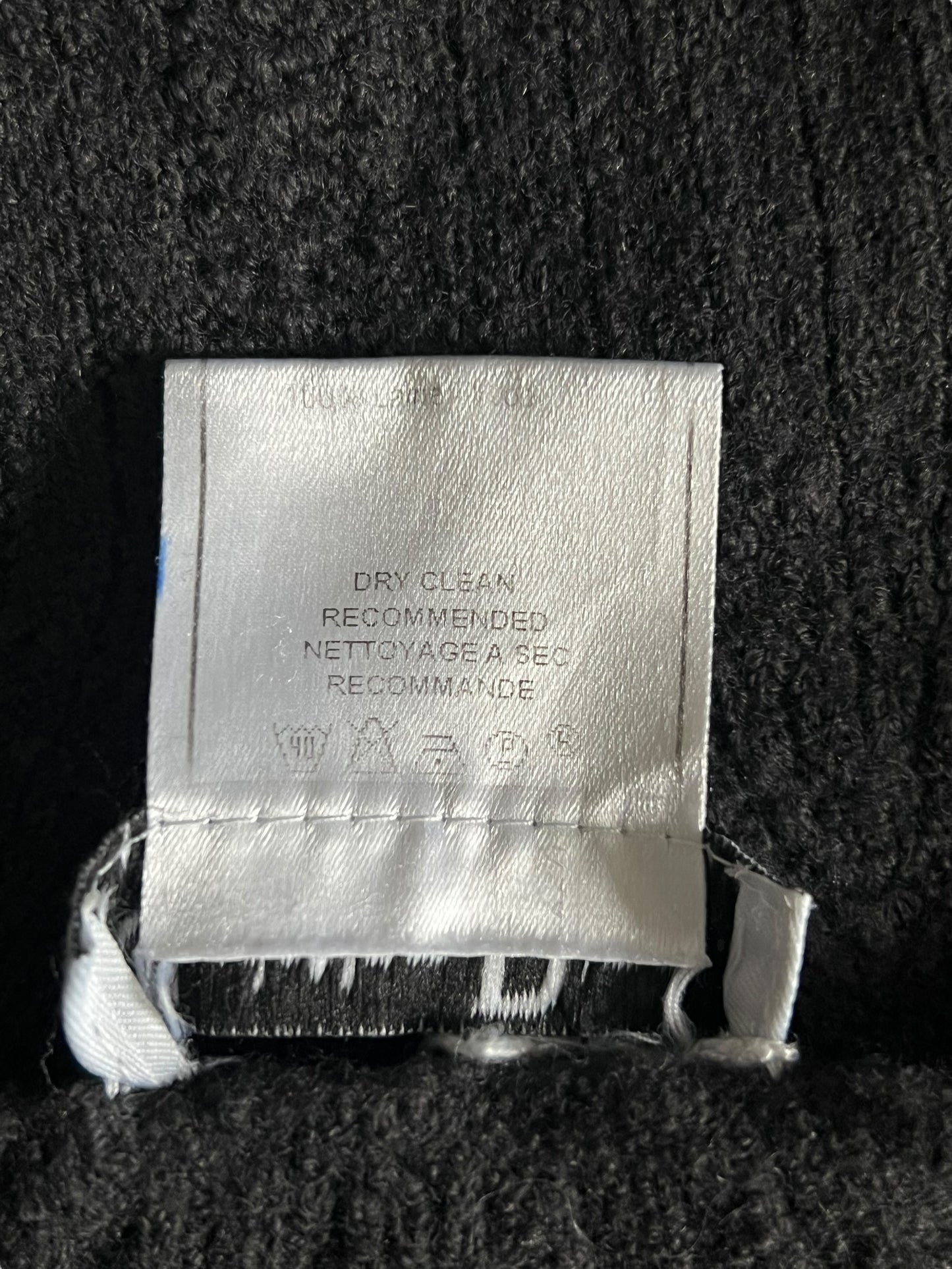 CHRISTIAN DIOR F/W 2000 Anthracite Cropped Knit Tank (XS-S)