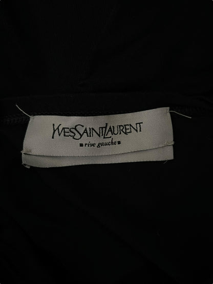 YVES SAINT LAURENT S/S 2003 Tom Ford Ruched Black Sleeveless Top (S)